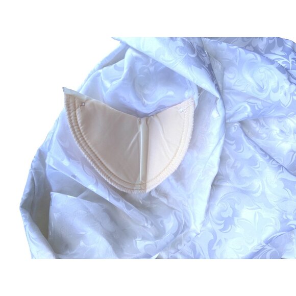 Vintage Ship'n Shore Women's Ivory Button Up Blouse Sz 10 Top Long Sleeve Collar - Picture 5 of 10